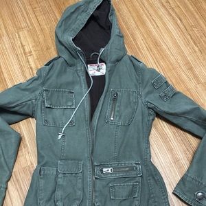True Religion Army Green Jacket